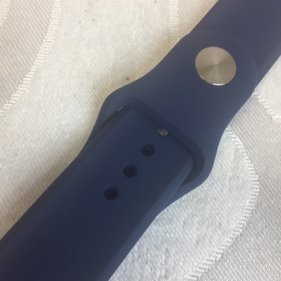 For a Apple Watch Dark Blue Band - Picture 3 of 4